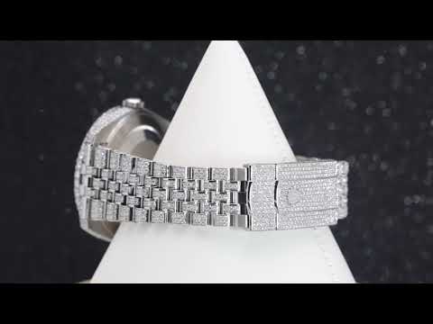 Rolex Datejust 126300 41MM Silver Diamond Dial With Stainless Steel Jubilee Bracelet
