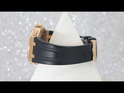 Audemars Piguet Royal Oak Selfwinding 15400OR 41MM White Dial With Rubber Bracelet