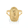 10K GOLD MOTHER MARY RING 3.4G