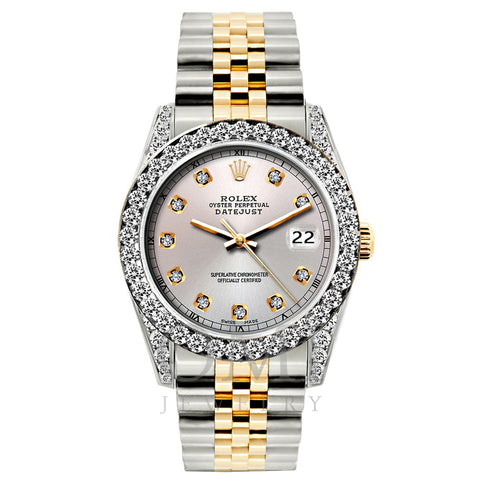 Rolex Datejust Diamond Watch, 26mm, Yellow Gold and Stainless Steel Bracelet Martini Dial w/ Diamond Bezel and Lugs