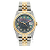 Rolex Datejust Diamond Watch, 36mm, Yellow Gold and Stainless Steel Bracelet Mother of Pearl Dial w/ Diamond Lugs