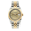 Rolex Datejust 36mm Yellow Gold and Stainless Steel Bracelet Gold Dial
