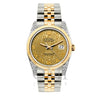 Rolex Datejust Diamond Watch, 36mm, Yellow Gold and Stainless Steel Bracelet Yellow Gold Dial w/ Diamond Lugs