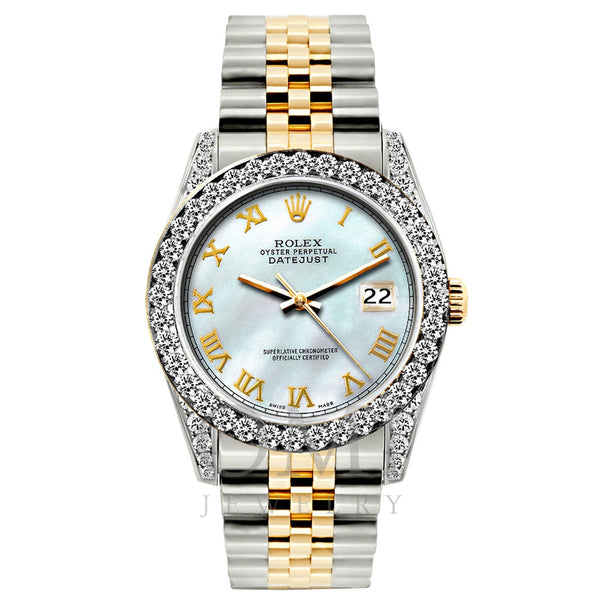 Rolex Datejust Diamond Watch, 26mm, Yellow Gold and Stainless Steel Bracelet Zumthor Dial w/ Diamond Bezel and Lugs